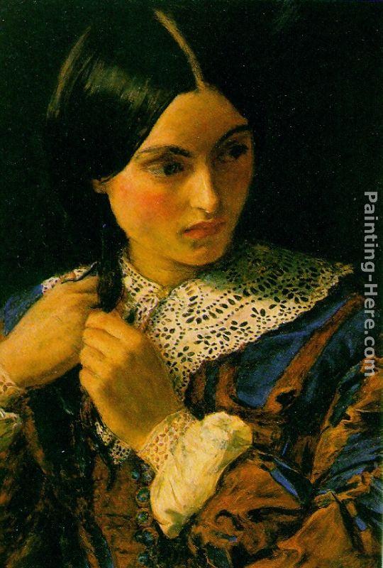 John Everett Millais A Beauty